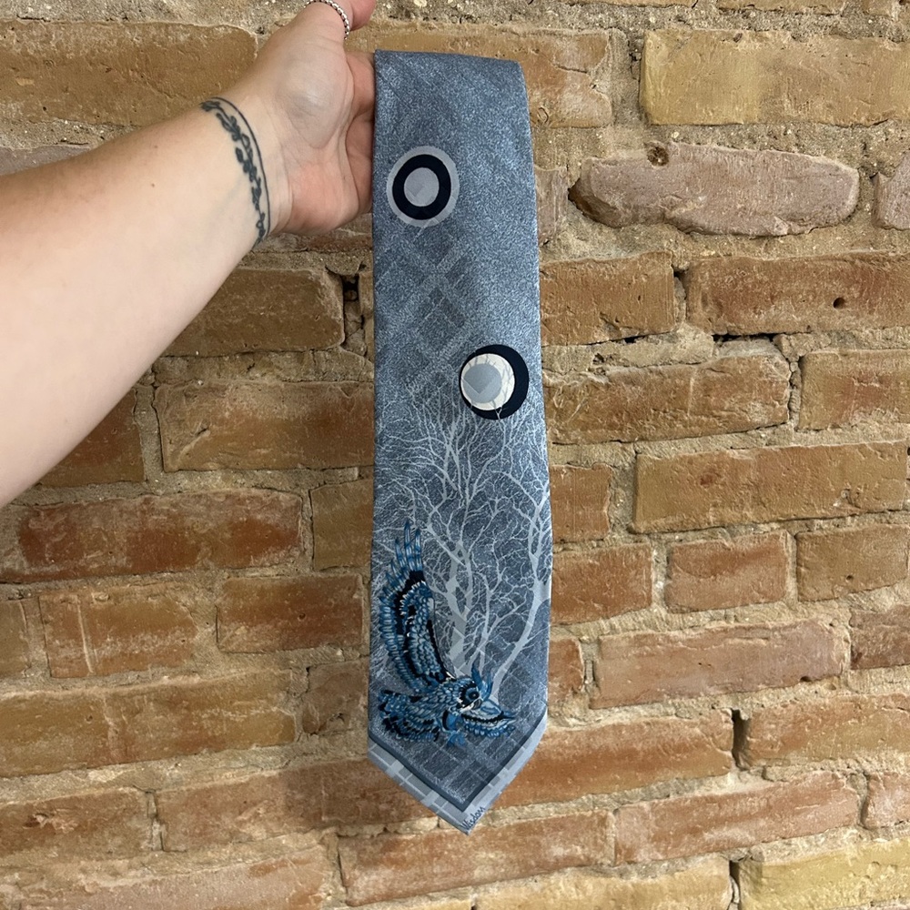 Vintage Blue Christian Dior Tie